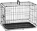 AmazonBasics Single-Door Folding Metal Dog Crate - 22 Inches