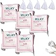 Gluta Milk Soap, 70g Glutamilk 𝐖𝐡𝐢𝐭𝐞𝐧𝐢𝐧𝐠 Soap, Glutamilk Bar Soap, Charkush Beauty Glutamilk Soap Bar Premium 𝐁𝐫𝐢𝐠𝐡𝐭𝐞𝐧𝐢𝐧𝐠 Soap, Gluta Milk Bar Soap for Face & Body (5pcs)
