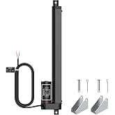 Justech 225 LBS/1000N-12inch/300mm 12V Linear Actuator, Electric Actuator | Heavy-Duty Actuator with Brackets, Silent IP65, Built-in Limit Switch, Self-Lock for Windows, RV, Solar Trackers, Industrial