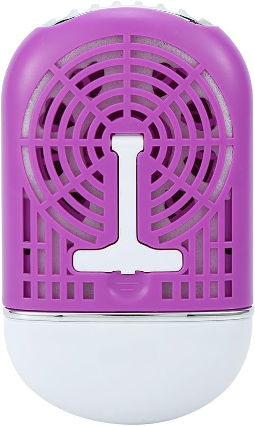 Bladeless Fan, Eyelash Dryer, Personal Mini Portable Fan, Electric Air Conditioning Blower, Handheld Cooling Refrigeration USB Rechargeable for Eyelash Extension Nail Polish Fast Dryer(Purple) - Image 3