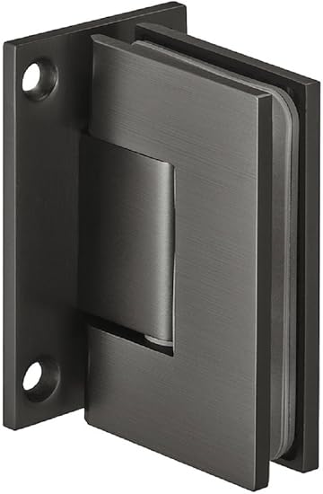 Modernes Bad Turscharnier Fur Glasturen Und Duschen Duschturband Schwarz Glasturbeschlag Messing H2046 Duschkabinen Scharnier Fur Wand Zu Glas Verbindung Glasturband Messing Graphit Schwarz Amazon De Baumarkt