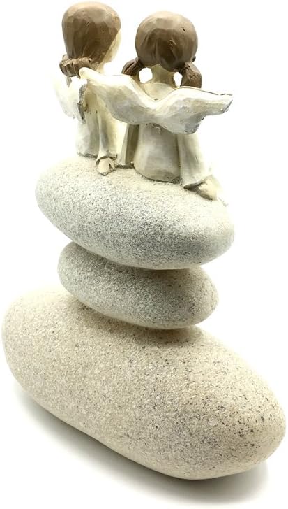 Your Friendship Has Touched My Heart Angel On Sentimental Pebble - Image 3