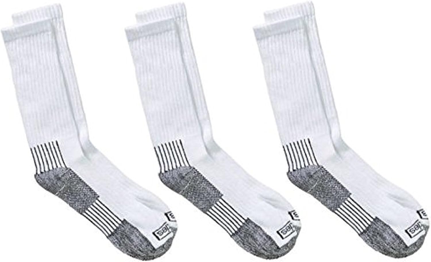 Dickies Men's 3Pair Industrial Strength Heavyweight Cushion Work Socks