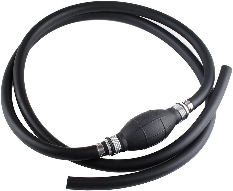 Wadoy Outboard Fuel Line Marine Boat Fuel Hose Line with Primer Bulb 3/