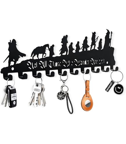 Amazon.com: Xyverart Lord Middle-Earth Inspired Metal Key Hooks