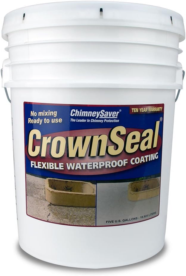 CrownSeal Premixed Flexible Waterproof Coating, 5 Gallon, Sealers