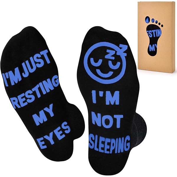 Calcetines Unisex Novedosos Y Divertidos Con Texto En Inglés "I Am