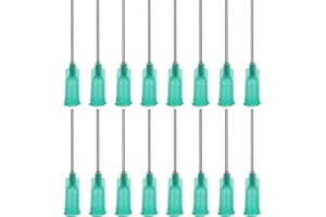 Shintop Dispensing Needle, 1 Inch 18G Blunt Tip Syringe Needles with Luer Lock for Refilling Glue, Inks and Syringes (Pack of 100)