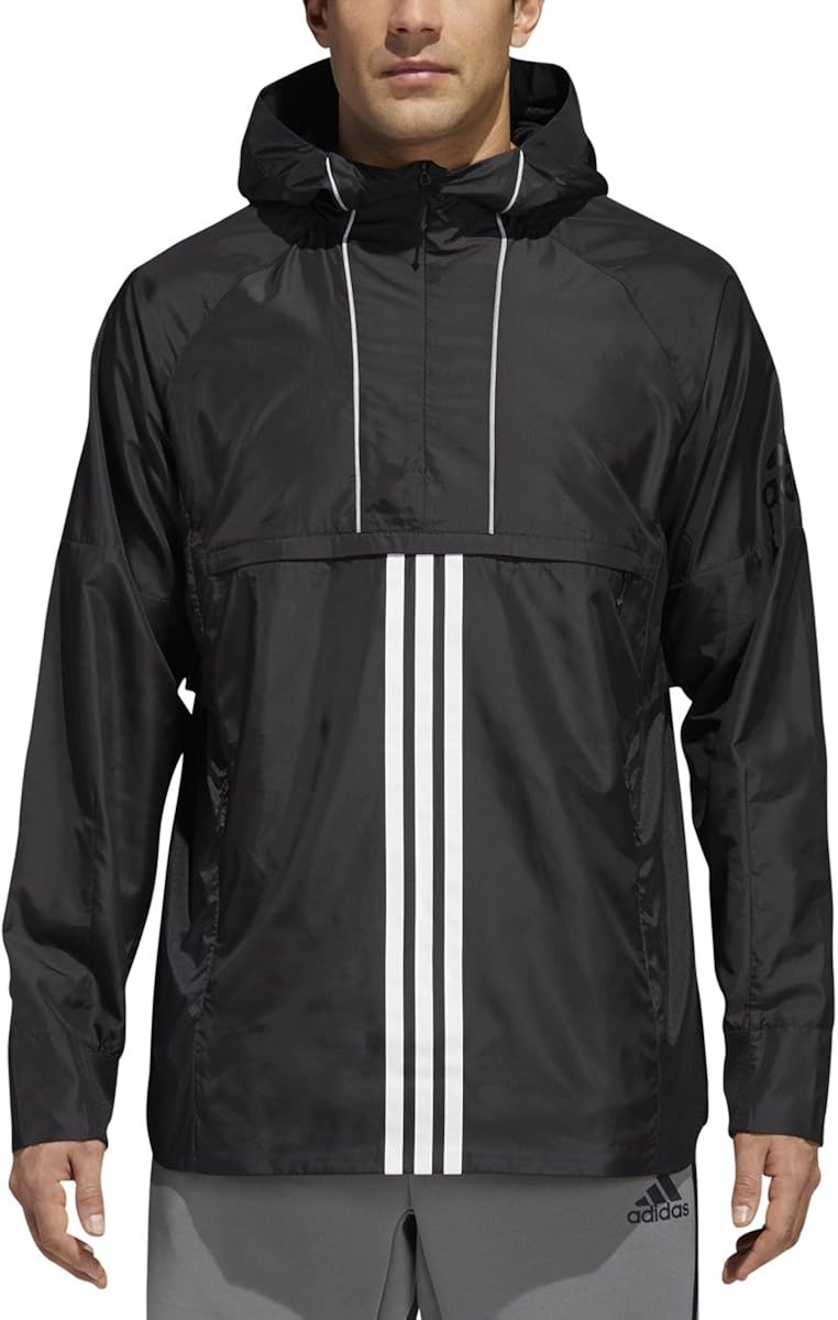 adidas anorak jacket black