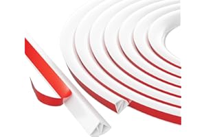 KNEELISA 39" Collapsible Shower Threshold Water Dam Barrier,Walk in Shower Splash Guard for Bathtub,Shower Edge Water Stopper for Wet & Dry Separation,Shower Door Water Blocker in Bathroom Kitchen,White