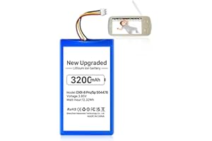 OHZHAO 3200mAh Replacement Battery for Infant Optics DXR-8 Pro Battery Sp 554478, 2025 New Upgrade High Capacity Lithium Ion 