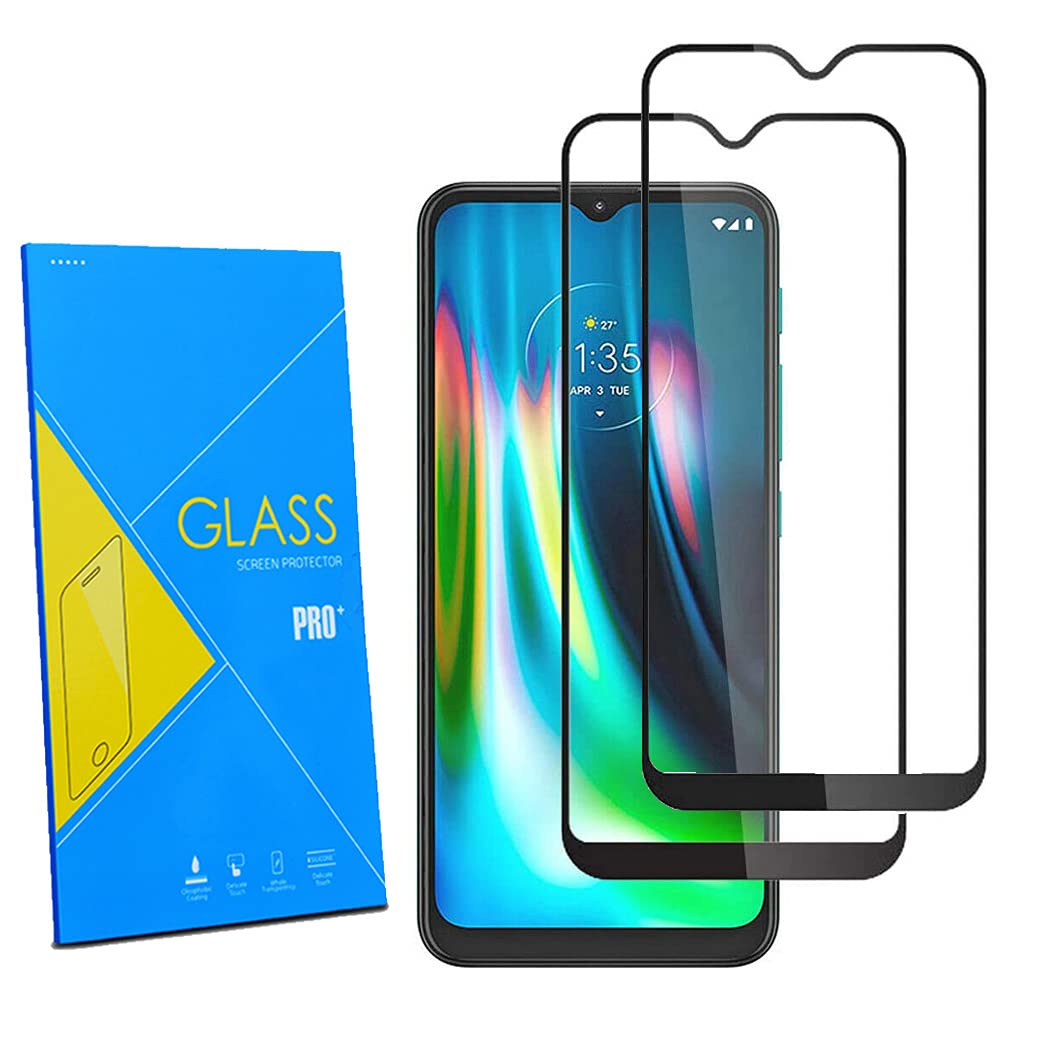 GAPlus [2-Pack] Screen Protector for Motorola Moto E7 2020- Tempered Glass Film [Case Friendly][Anti-Scratch][Anti-Shatter] For Moto E7 6.49"