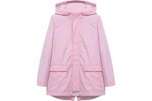 Hiheart Boys Girls Waterproof Rain Jacket Fleece Lined Softshell Coat