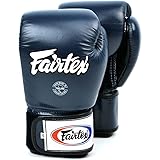 Fairtex BGV1 Boxing Gloves Muay Thai Boxing, MMA, Kickboxing,Training Boxing Equipment, Gear Martial Art (Blue, 10 oz)