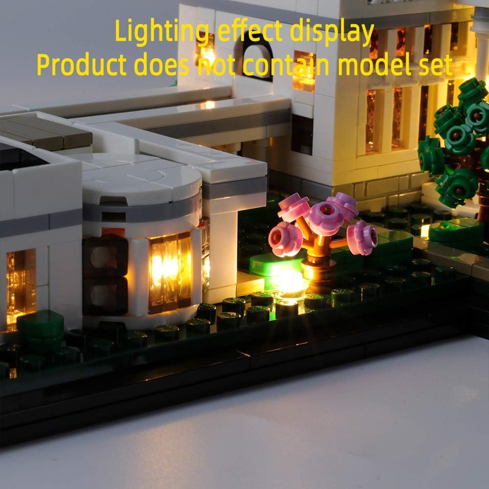 GEAMENT LED Light Kit Compatible with LEGO The White House - for Architecture Collection 21054 Model (Building Set Not Included) - Image 5