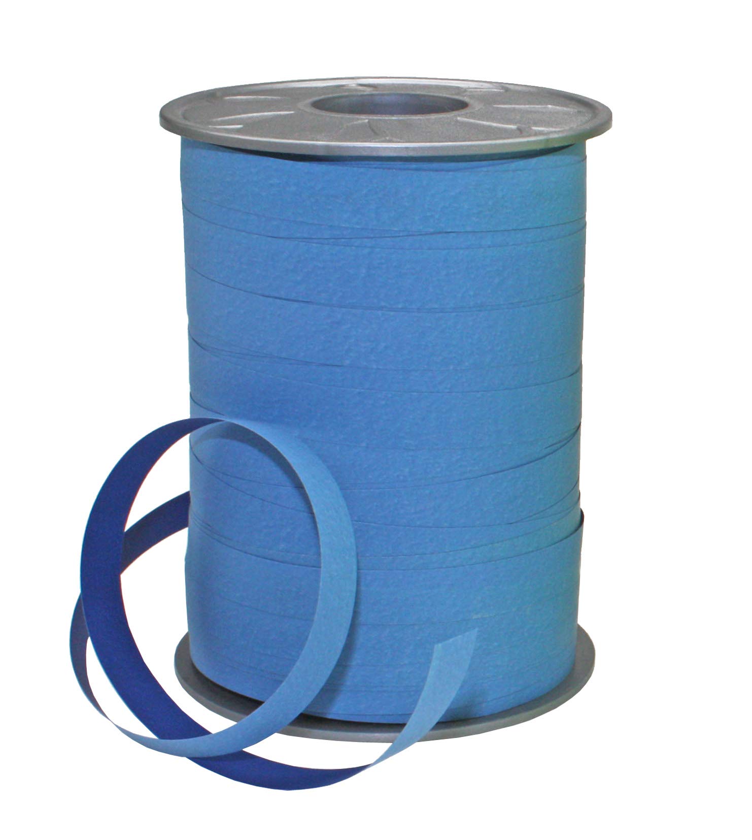 PRÄSENT - Bicolour Curling Ribbon Blue-Light Blue 10 mm width, 200 m length