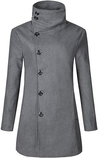 Amazon Sgl Collection コート メンズ ロングコート 長袖 デザイン ハイカラー コート デザイン ボリュームネック スリム 大きい襟 3色選択 サイズ S Xl 日本向けサイズ仕様 コート ジャケット 通販