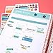Erin Condren Designer Sticker Pad - A+ Style Sticker Pad for School and Teachers. Decorative and Cute Stickers for Customizing Planners, Notebooks, and More