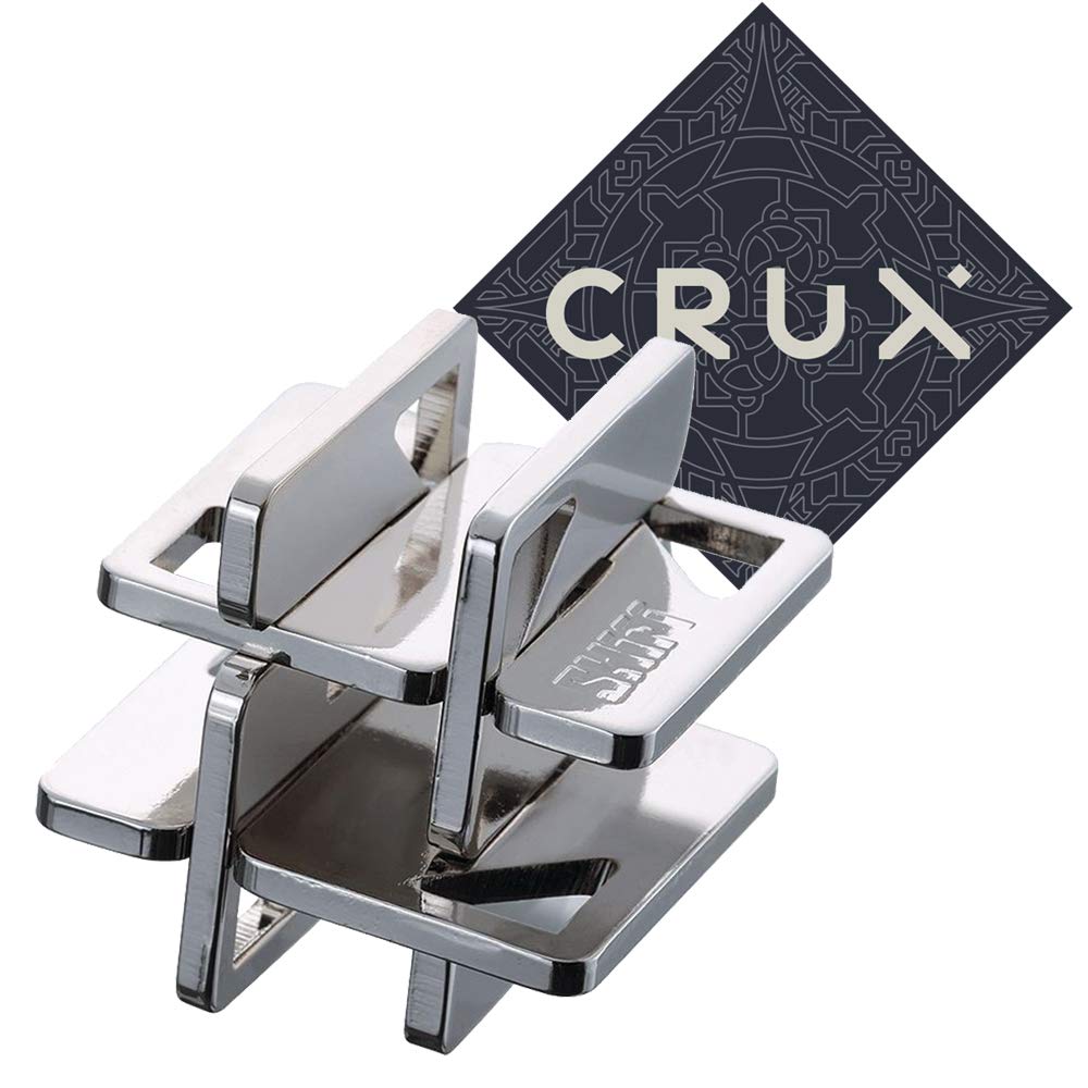 Hanayama Cast Hashtag Puzzle - Level 3 of 6 - Fairly Hard - Includes Crux Sticker