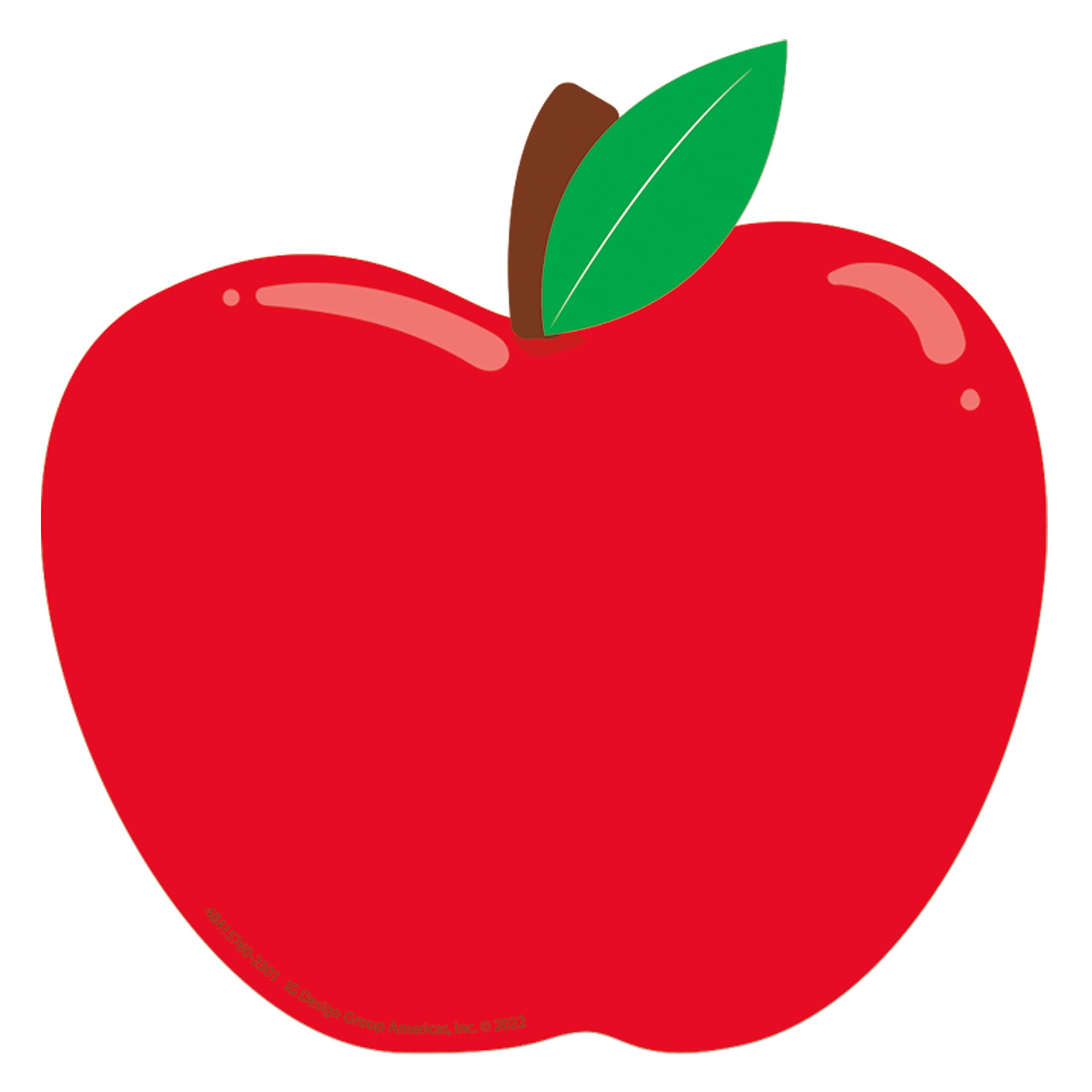 Photo 1 of Eureka Apple Paper Cut-Out Classroom Decorations for Teachers, 36 Pieces
