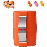 2026 New Egg Shell Opener, Stainless Steel Egg Cracker Tool, Multifunctional Egg Shell Opener for Raw &amp; Hard-Boiled Eggs, Portable Kitchen Gadget for Easy Peeling &amp; Separating (Orange)