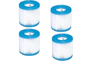 FFYan 4pcs Swimming Pool Filters for Intex Type H Filter Cartridge,Replacement for Type H - 29007P