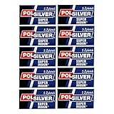 Super Iridium Double Edge Razor Blades 50 Pack 50 by Polsilver