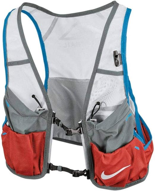 Nike Unisex - Adult Nike Trail Running Vest, Unisex â Adults, Vest, N.100.0600.012.XS, grey/red 