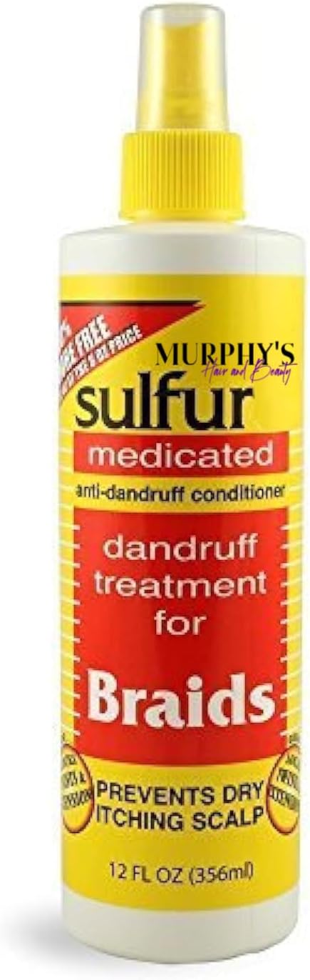 Murphys Beauty Medicated Sulfur Braid Spray Anti-Dandruff 356ml