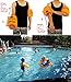Topsung Inflatable Arm Bands Floatation Sleeves Water Wings Swimming Arm Floats for Children and Adults (Orange)