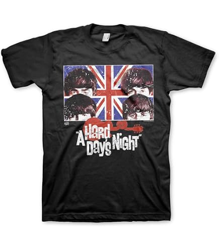 The Beatles A Hard Day's Night Tシャツ Amazon.com: The Beatles Officially Licensed A Hard Days Night Mens