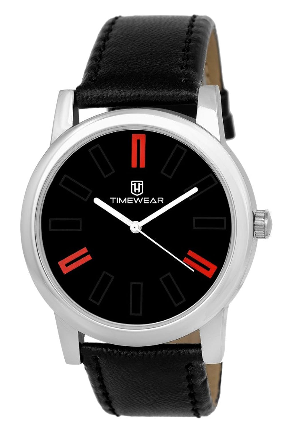 timewear analog black dial men's watch- 161bdtg