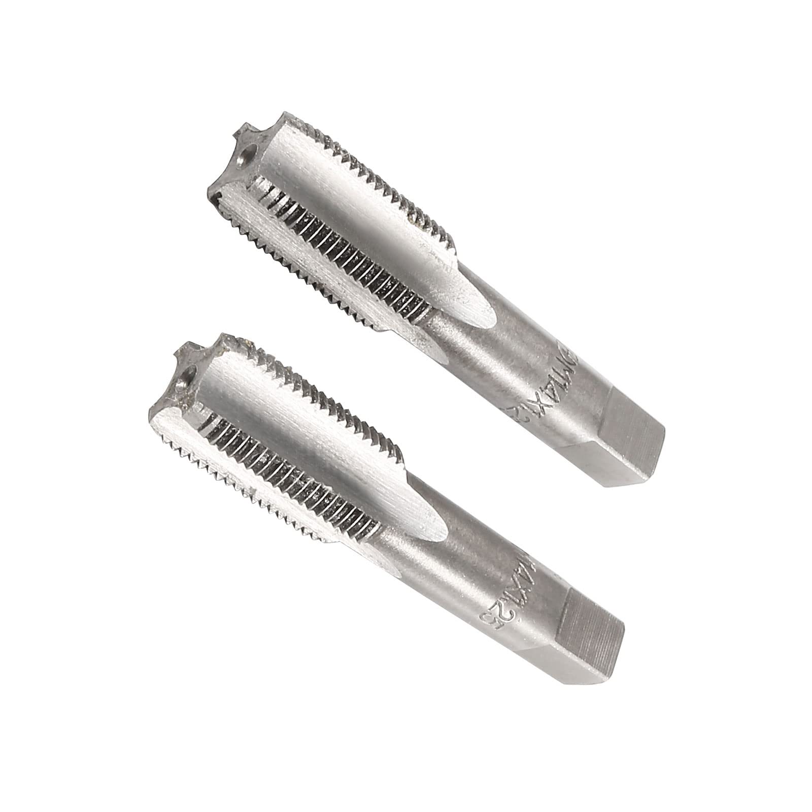 CoCud Hand Threading Taps, M14 x 1.25 Thread, Metric Alloy Tool Steel Screw Tapping Taper Bottom Tap - (Applications: for Machine Thread Repair), 1-Pair — image 1