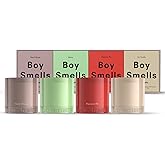 Boy Smells Essentials Votive Quad Gift Set – 4-Piece Mini Soy Wax Candle Collection for Home Fragrance & Gifting – 3oz Each