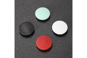 CEKASO Replacement 3D Analog Joystick Thumb Button Stick Cap Cover Grips for Sony PSP 1000 (1x Red 1xLight Green 1x Black 1x White)
