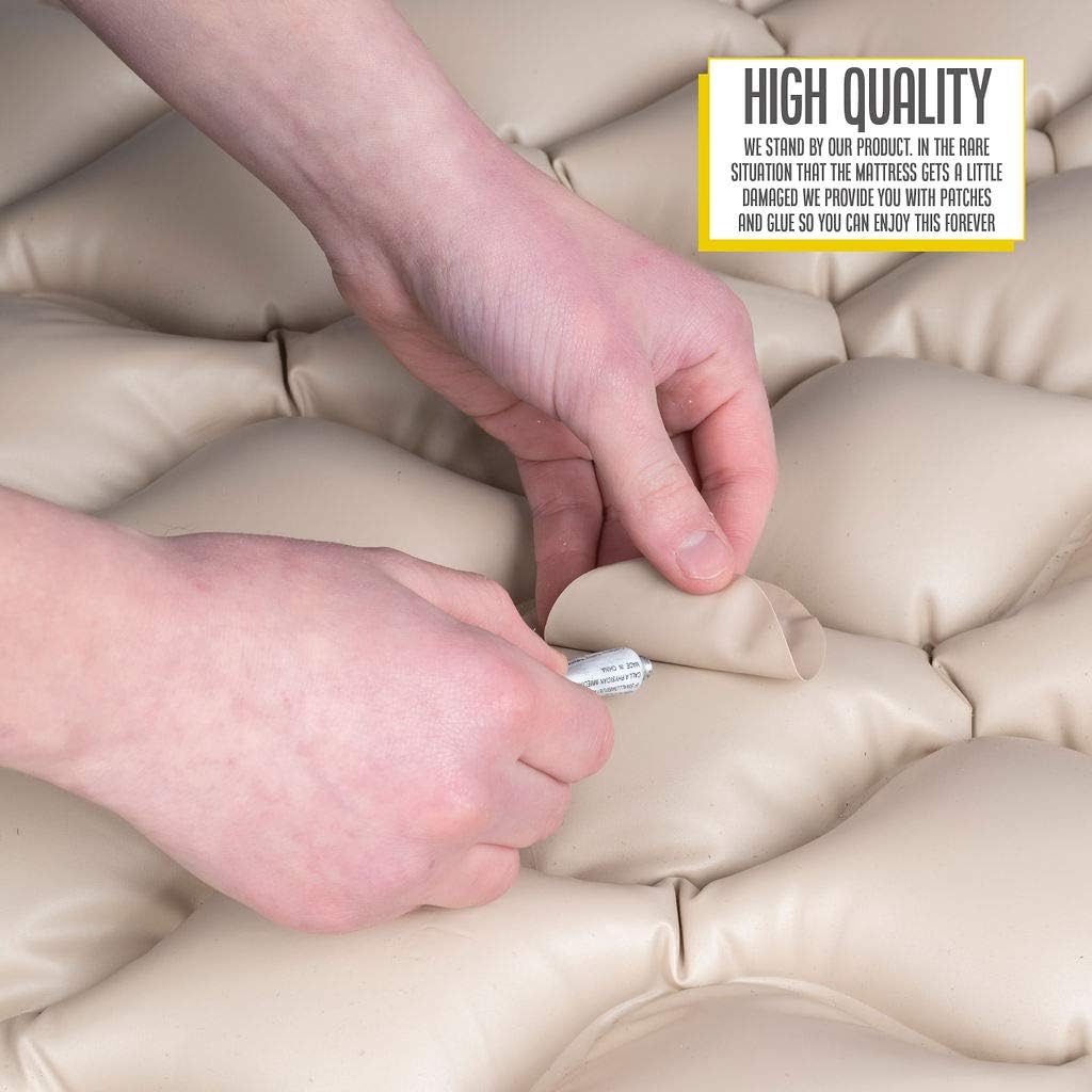 Air Mattress for Hospital Bed Or Home Bed, Includes Electric Quiet Air Pump - Medical Air Mattress, Low Air Loss Mattress - Inflatable Comfortable Pads - Prevents & Treat Pressure Wounds, Sore, Ulcer: Kitchen & Dining