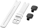 Giaogor Silicone Sport Replacement Band for Garmin Lily Smartwatch White view 3