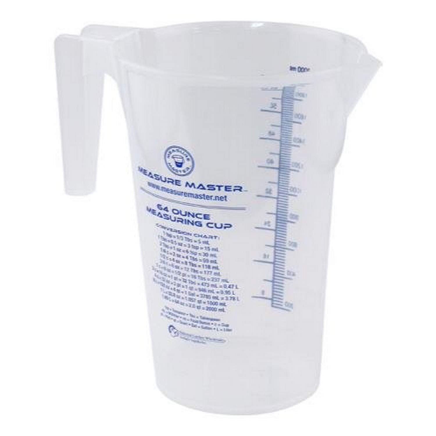Graduated Round Container, 64 oz./2000 mL