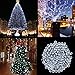 MZD8391 Upgraded Christmas String Light, LED Starry Light Fairy String Lights for Patio Backyard BBQ Garden Wedding Xmas Party Outdoor Indoor (White, 66FT 200LED)