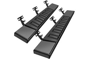 CLIMWA Running Boards Compatible with 2009-2018 Dodge Ram 1500 (incl. 2019-2024 Classic), 2010-2024 2500 & 3500 Regular Cab/Standard/Single Cab 6 Inch Side Steps Nerf Bars Step Rails Black