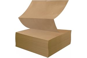 Elementree Brown Packing Paper Sheets for Moving & Shipping - 1500 Count (1375 Feet) - 14.5" x 11" Sheet Size - Sustainable Void Fill Packaging Made in the USA - Kraft Paper Thickness (00919)