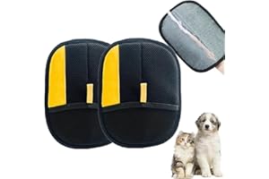 Pet Hair Removal Glove for Dogs & Cats - Reusable Electrostatic Pet Hair Gloves Tool for Clothing, Couch, Carpet, Car Seat