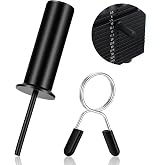 AOZUO Gym Pin for Weight Stack Machine, Weight Stack Pin with Spring Clip Collar, Weight Stack Extender Pin for Gym Cable Machine, Commercial Gym and Home Gym Fitness Equipment