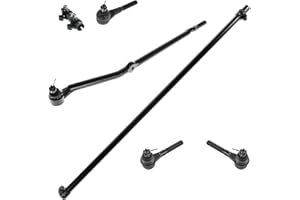 TRQ Front Inner and Outer Tie Rod Set 6 Piece Compatible with 1991-2001 Jeep Cherokee 91-92 Comanche