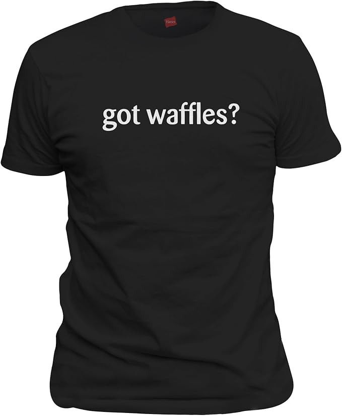 shirtloco Men's Got Waffles TShirt Clothing