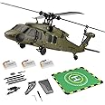BrickCraftWorks WL K170 Blackk Hawk UH-60L 170, RC Military Helicopters for Adults, 2.4G 4CH Flybarless RC Helicopter with Adjustable Left and Right Hand Throttle (RTF Version)