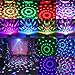 EAAGD DJ Disco Stage Lights - Sound Activated Party Lights Mini RGB LED Crysral Magic Ball Multi Colored Rotating Stage Effect Light Clubs Light for Home Room Dance Parties