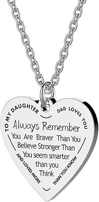 mom dad daughter necklace