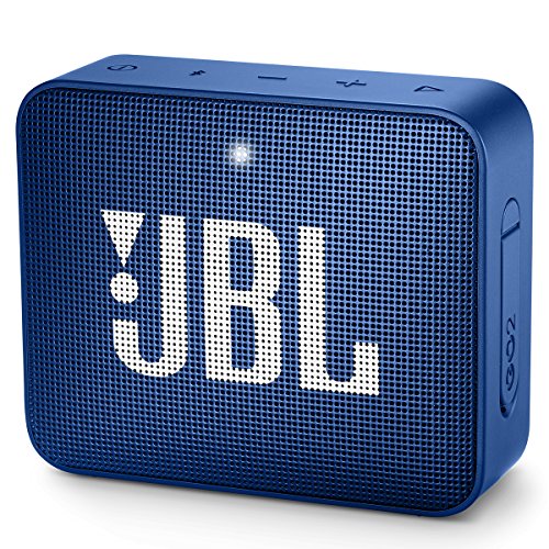 JBL GO 2 Portable Waterproof Bluetooth Speaker (Navy Blue)
