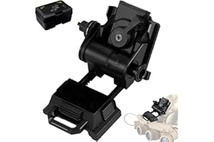 BZZAQ Night Vision Goggles NVG Mount for L4G24 Metal Helmet Mount PVS15/18